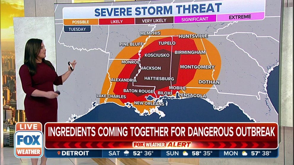 Ingredients come together for dangerous severe weather outbreak ...