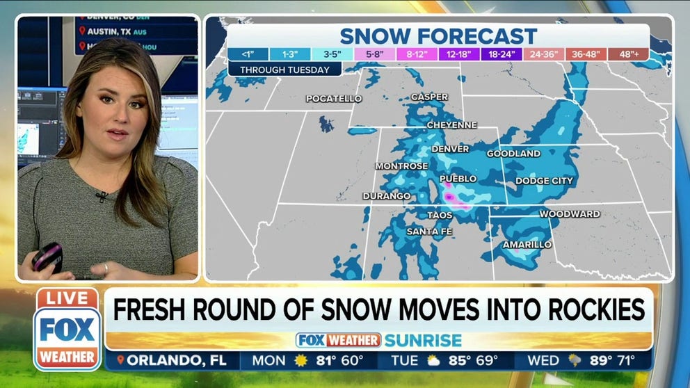 Spring Storm Bringing More Snow To The Rockies, Great Lakes | Fox Weather