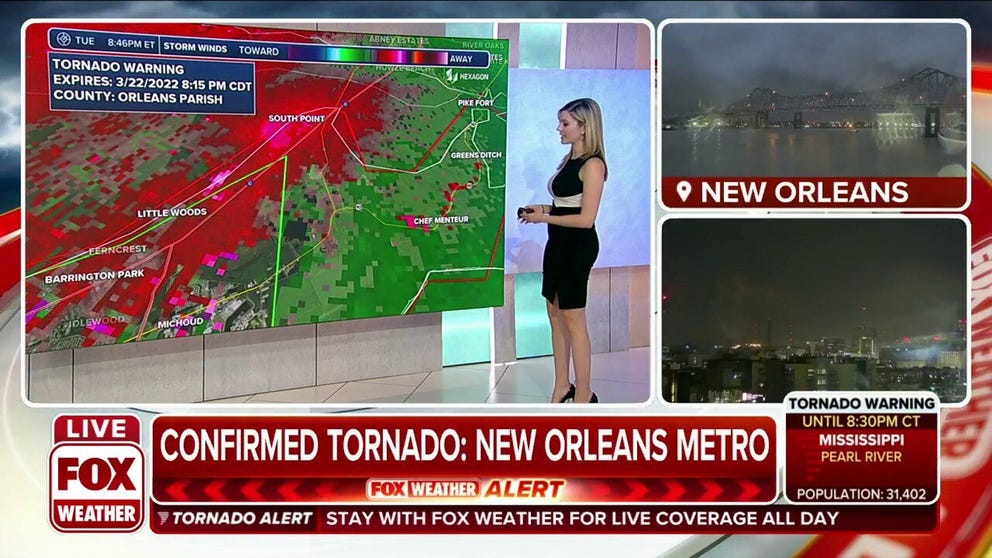Tornado confirmed in New Orleans Metro area | Latest Weather Clips ...