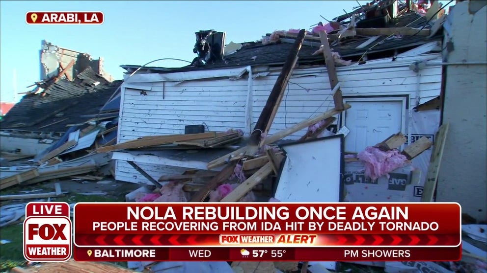 'Just like that, it was over': Deadly tornado ravishes Arabi, LA neighborhoods. FOX Weather multimedia journalist Robert Ray reports. 