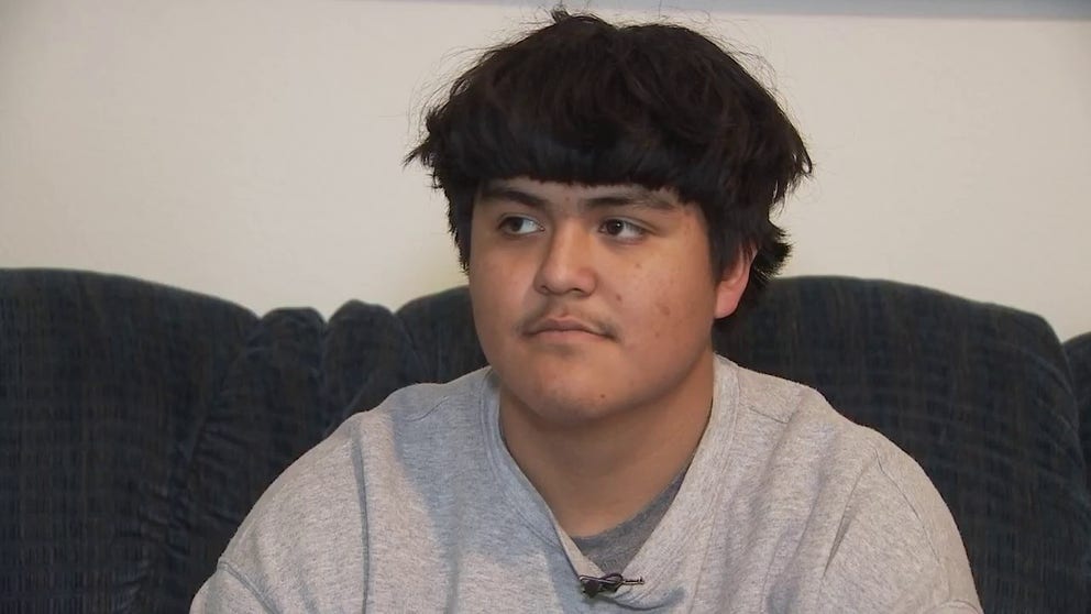 Riley Leon, 16-year-old who drove his truck through a Texas tornado, describes the shocking event