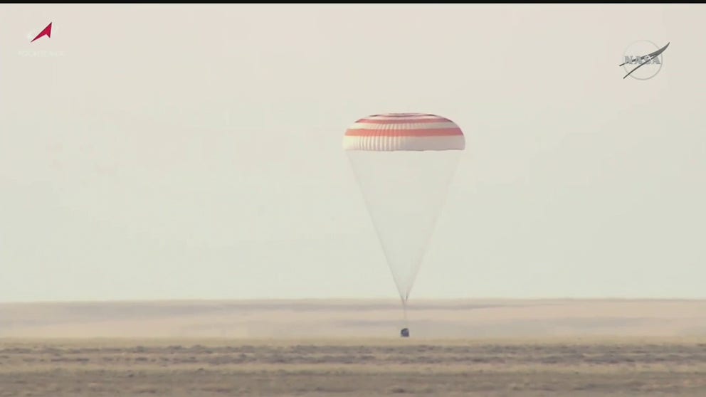 The Soyuz MS-19 capsule landed safely in Kazakhstan on Wednesday morning. The capsule made its flight from the International Space Station with American astronaut Mark Vande Hei and two Russian cosmonauts Anton Shkaplerov and Pyotr Dubrov on board. Hei, 55, is completing his second mission to the ISS and logged a U.S. record of 355 consecutive days in orbit. And despite current world events, NASA has said the U.S. and Russian ISS crew members have been working professionally together.