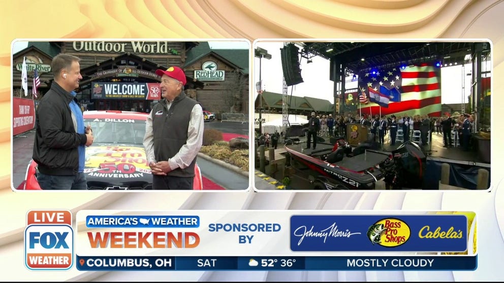 FOX News Chief Meteorologist Rick Reichmuth takes us through the World's Fishing Fair at Bass Pro Shops' National Headquarters in Springfield, MO. 