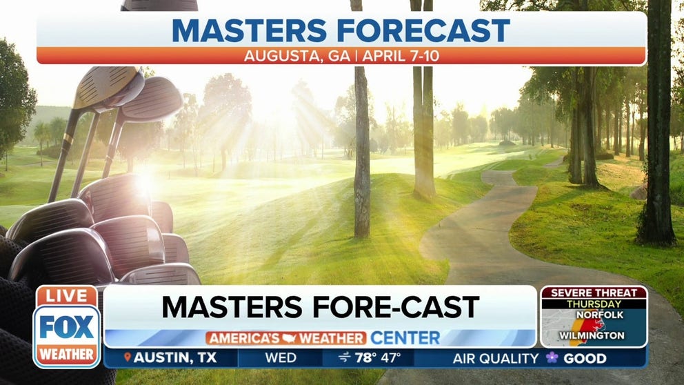 FOX Weather’s Stephen Morgan with your 2022 Masters forecast. 
