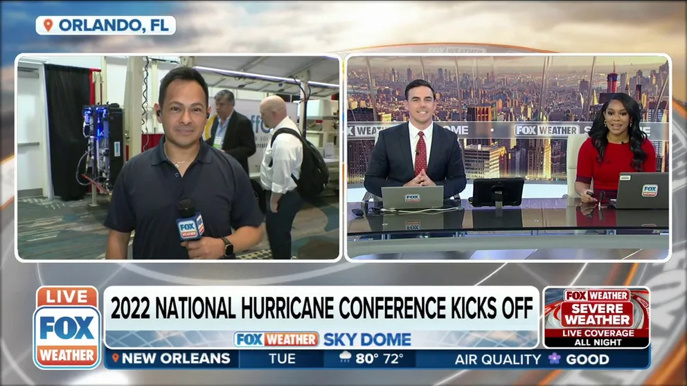 FOX Weather meteorologist Craig Herrara is in Orlando, FL, where FOX Weather will be covering the National Hurricane Conference. 