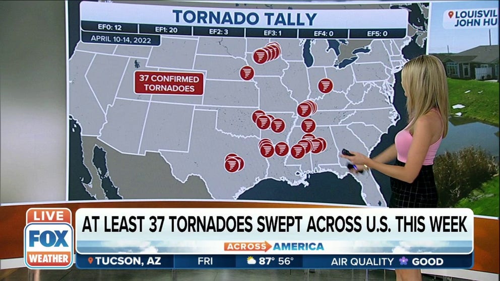 At least 37 tornadoes confirmed from second April severe weather ...