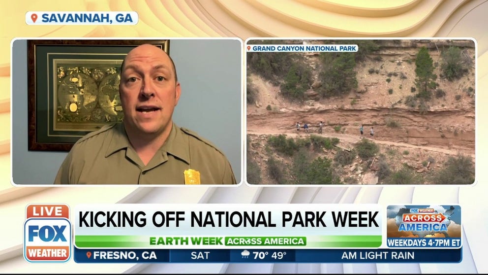 From Yellowstone, to the Everglades and Arcadia, the United States is home to more than 400 protected national parks. FOX Weather is kicking off Earth Week and National Park Week by celebrating everything our beautiful parks have to offer. Joel Cadoff, a park ranger for the National Park Service at Fort Pulaski National Monument in Savannah, Georgia, joins FOX Weather. 