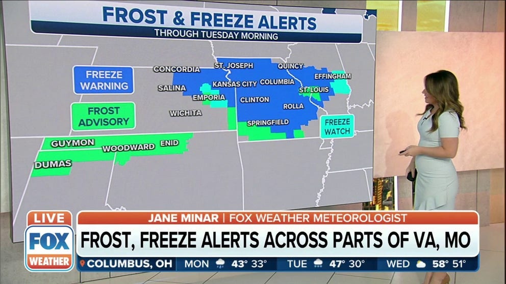 Cold air sweeping across parts of the Northern Plains | Latest Weather ...