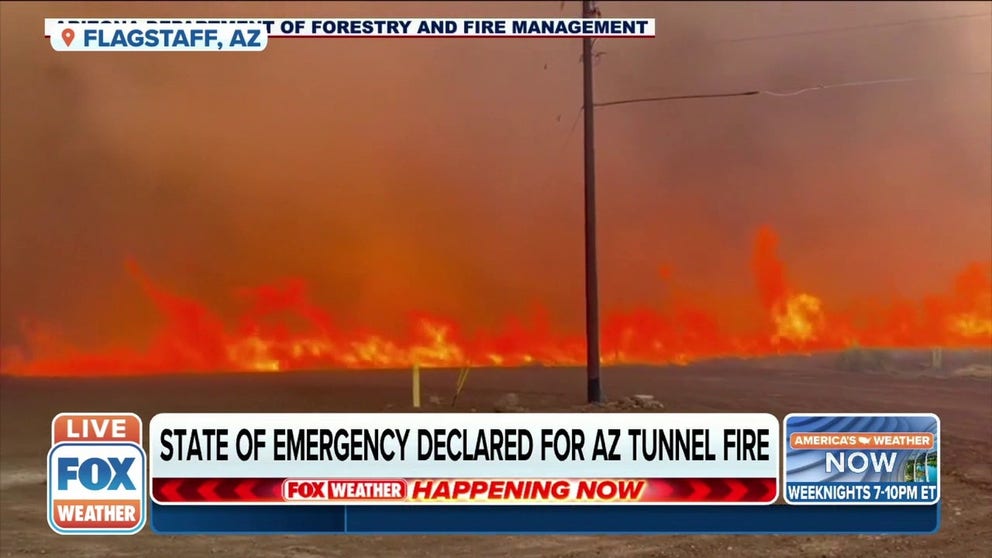 Arizona Governor Doug Ducey has declared a State of Emergency for the fast-growing Tunnel Fire in Coconino County. 