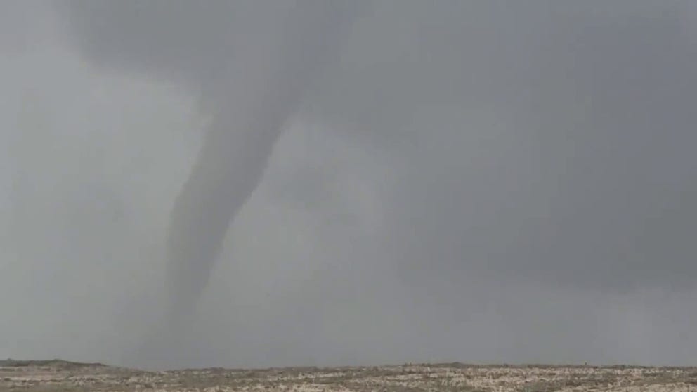 A tornado ripped through Fort Stockton, TX, on May 1 as severe storms moved through the area. 