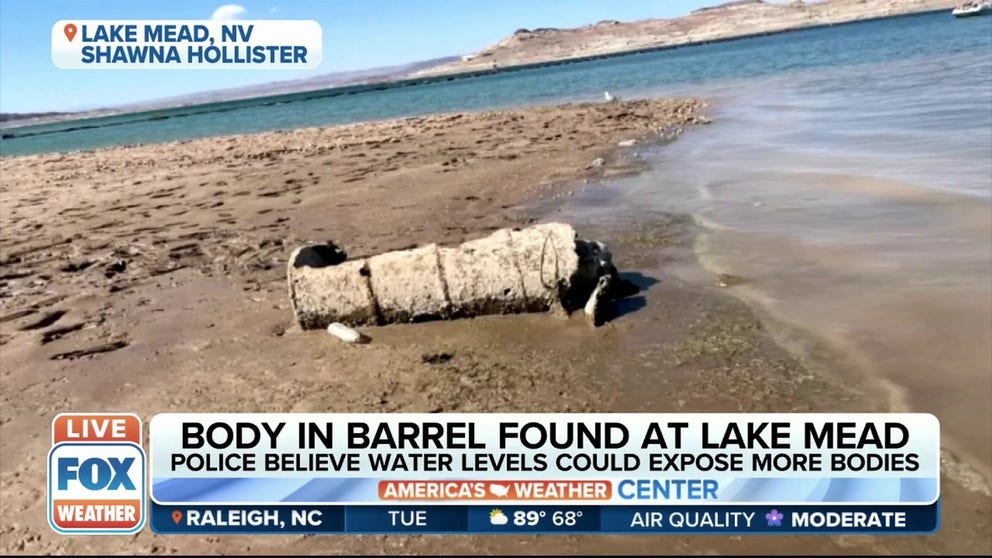 Lake Mead is currently experiencing its lowest water levels since 1937. 