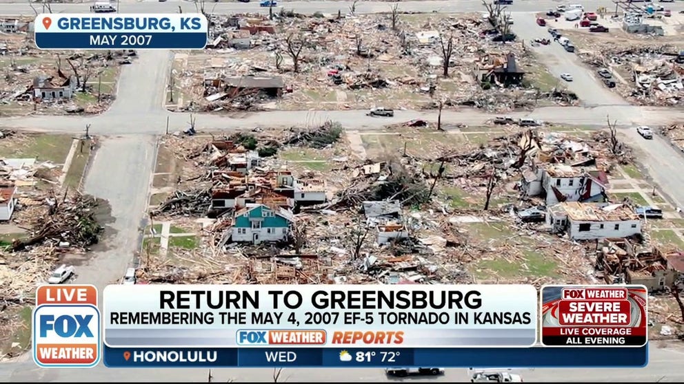 FOX Weather meteorologist Kendall Smith joined America's Weather Center to discuss her documentary and returning to her family's hometown of Greensburg, Kansas ⁠— 15 years after it was hit by an EF-5 tornado.