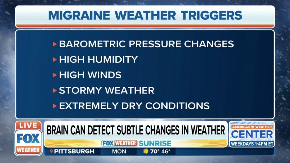 Migraines may be caused by factors such as hormones, vitamin deficiencies, and how hydrated a person may be. However, migraines may also be caused by something outside of the body: the weather.