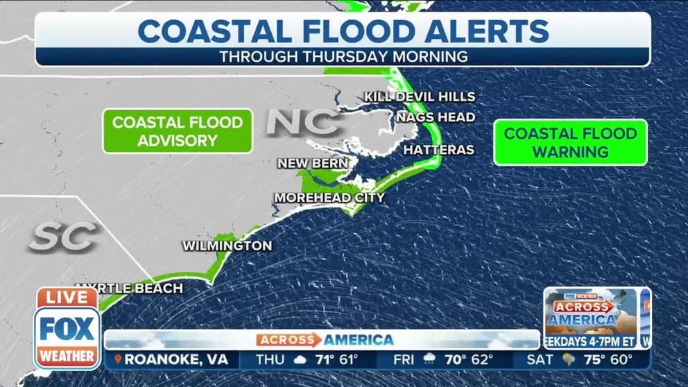 Coastal Flood Warnings still in effect for parts of Mid-Atlantic ...