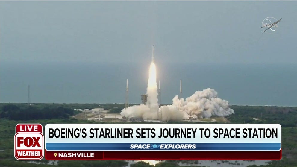File: Boeing Starliner lifts off atop of ULA’s Atlas V rocket and heads to space.