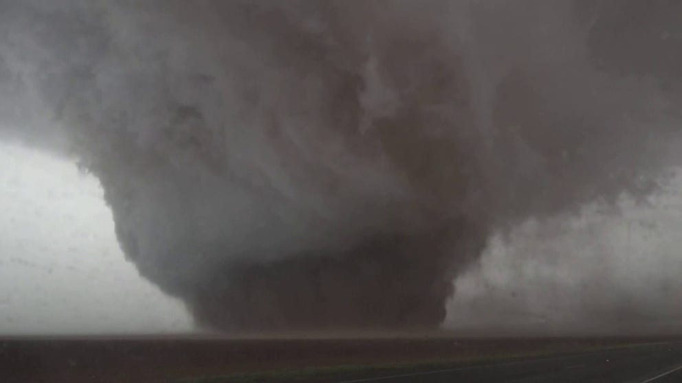 A massive wedge tornado touched down in Morton, TX on Monday, May 23 as severe storms moved across the state. 
