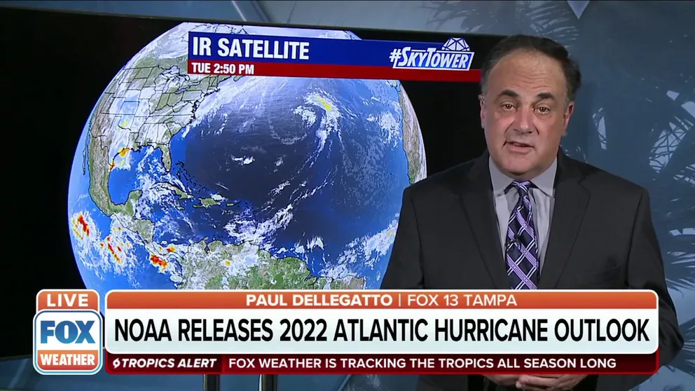 FOX 13 Tampa’s Paul Dellegatto on the importance of storm preparation as the NOAA expects an above-average hurricane season in the Atlantic for 2022.