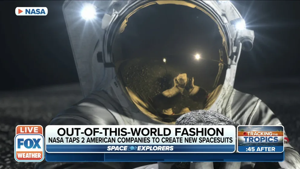NASA revealed that it selected Collins Aerospace and Axiom Space to create spacesuits to be worn by the first humans to visit the moon in more than 50 years.