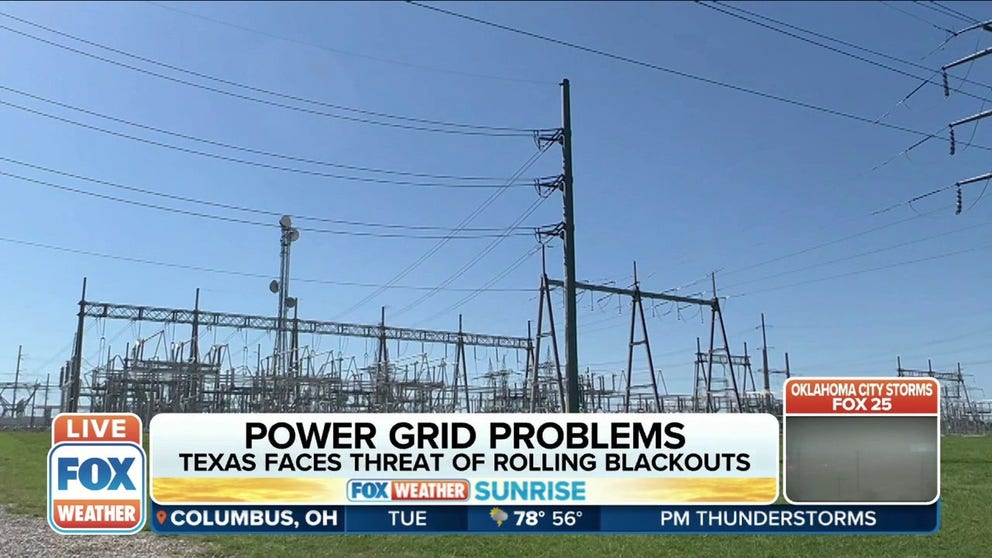 Texas is facing the threat of rolling blackouts amid excessive heat this week. Fox Business Chief Correspondent Connell McShane reports. 