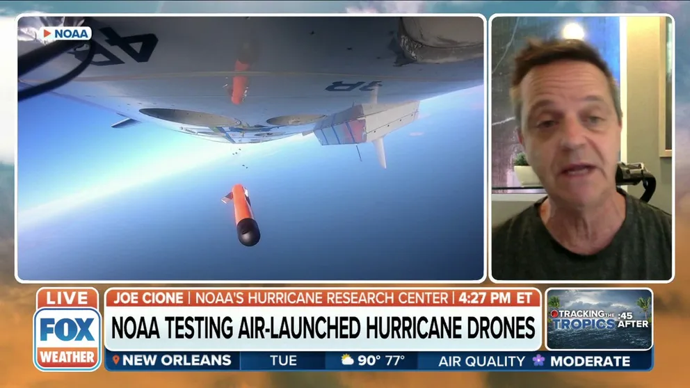 Lead Meteorologist at NOAA’s Hurricane Research Center Joe Cione on implementing new drone technology to analyze the lowest parts of storms that Hurricane Hunters are unable to get to. 