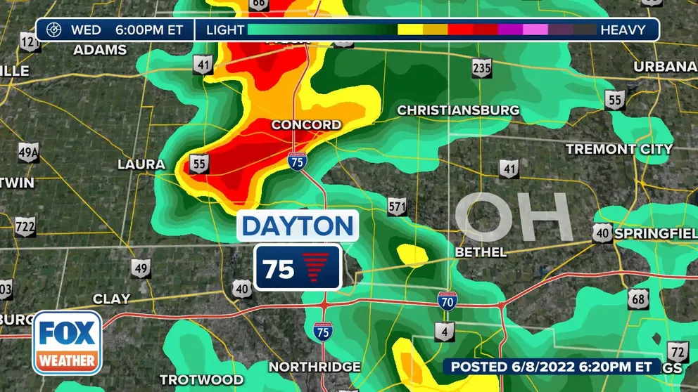 A meteorologist at the Dayton, Ohio airport saw a tornado nearby while making a scheduled report. The coincidence, FOX Weather Meteorologist Cody Braud said "[it's] like finding a needle in a haystack."