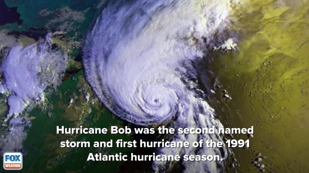 Hurricane Bob made landfall as a Category 2 hurricane in Newport, Rhode Island, on August 19, 1991.