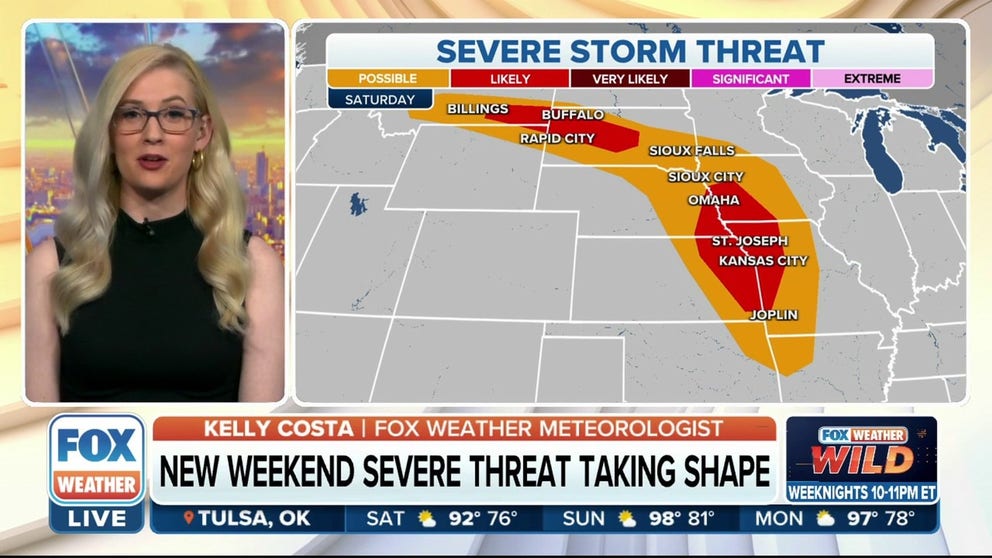 Severe weather threat for the weekend | Latest Weather Clips | FOX Weather