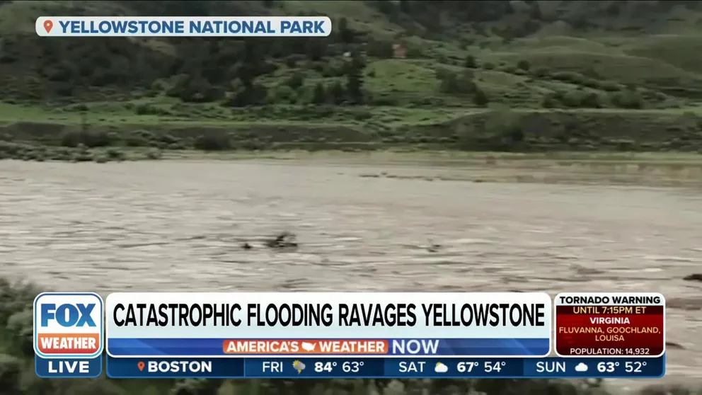 The Montana National Guard says they’ve had to rescue 88 people from the Yellowstone floodwaters using helicopters while the city of Billings had to temporarily shut down their water plant. FOX Weather correspondent Max Gorden with more from Livingston, Montana. 