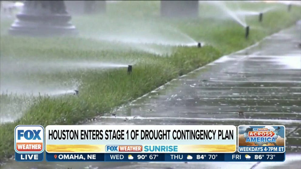 High temperatures and limited rainfall is forcing Houston to conserve water. 