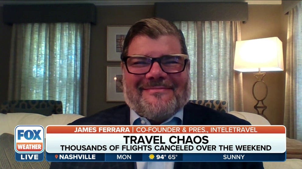 Inteletravel President James Ferrara says along with weather causing disruptions, severe staffing shortages, fewer planes and surging demand has led to travel chaos at airports.
