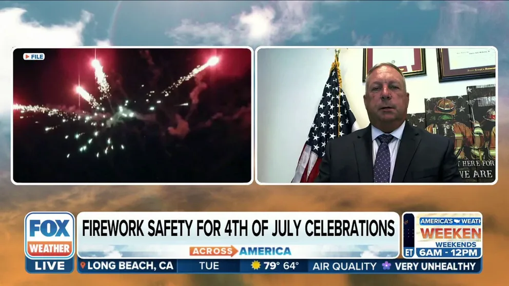 Pennsylvania Acting State Fire Commissioner Charles McGarvey stresses the importance of firework safety after injuries and property damage has doubled in Pennsylvania since legalization. 