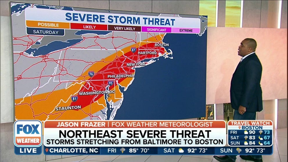 Northeast braces for severe thunderstorms to kick off 4th of July ...