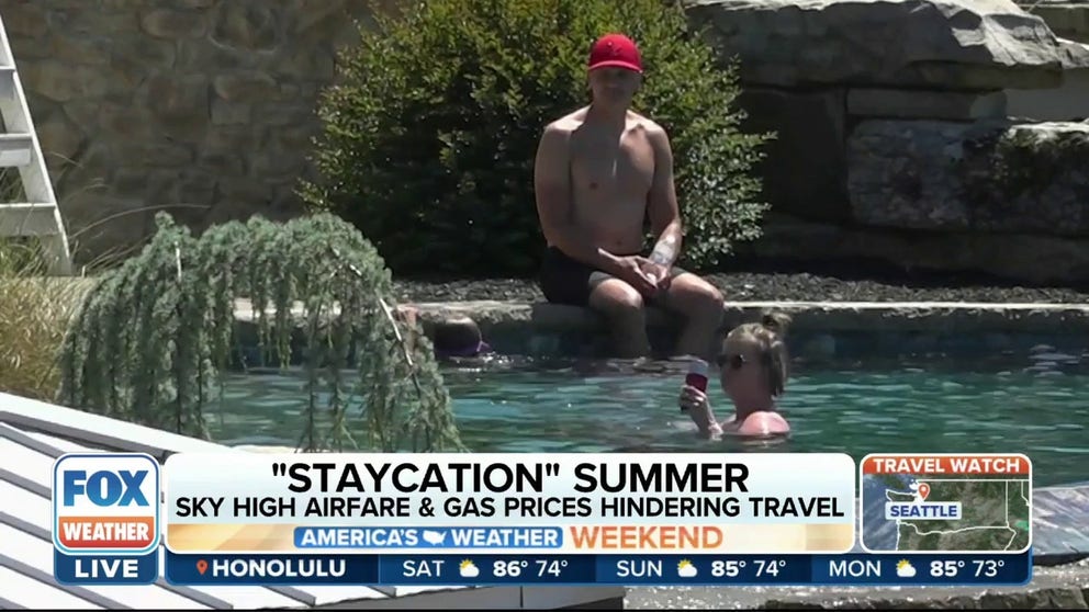 This Fourth of July is expected to be one of the biggest travel weekends since the start of the pandemic. But airfare has gone up as much as 30% and gas prices are through the roof. FOX News’ Madison Scarpino has more from Branson, Missouri, on how travel experts say this has more people taking "staycations."