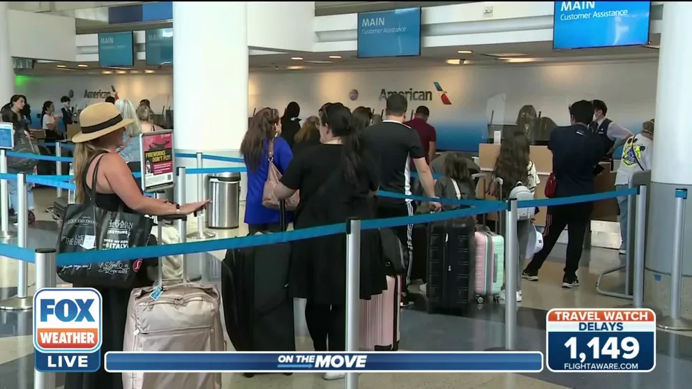 FOX Weather's Max Gorden is live at LAX where he gives us an update on Independence Day travel. 
