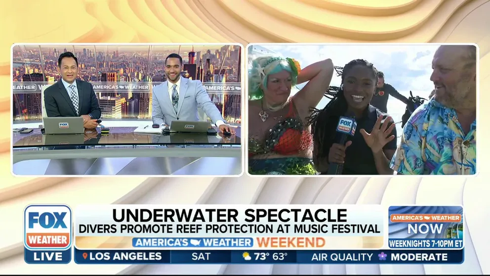 FOX Weather's Brandy Campbell speaks with divers about why this concert is music to conservationists' ears.