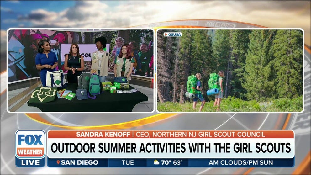 Sandra Kenoff, CEO of the Northern New Jersey Girl Scout Council & Girls Scouts, and two members from her troop, talk about how the new and revamped outdoor programming will allow girls across the country to benefit from outdoor experiences.
