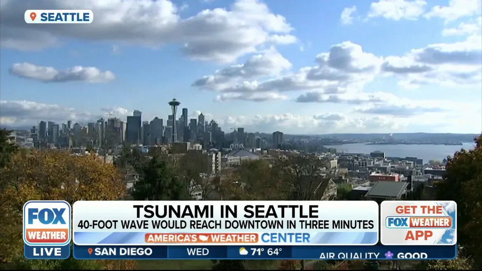Hilary Franz, Commissioner of Public Lands, says a 7.5 magnitude earthquake could lead to 10-to-40-foot waves for the Emerald City. 