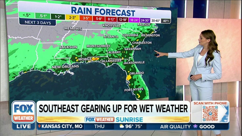 Torrential tropical downpours to continue along Gulf Coast and ...