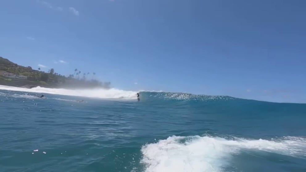 Dangerous surf is seen slamming the South Shore of Oahu over the weekend. The DLNR Division of Conservation and Resources Enforcement estimates a wave off Diamond Head reached over 25 feet in height. (Video: Hawaii DLNR)