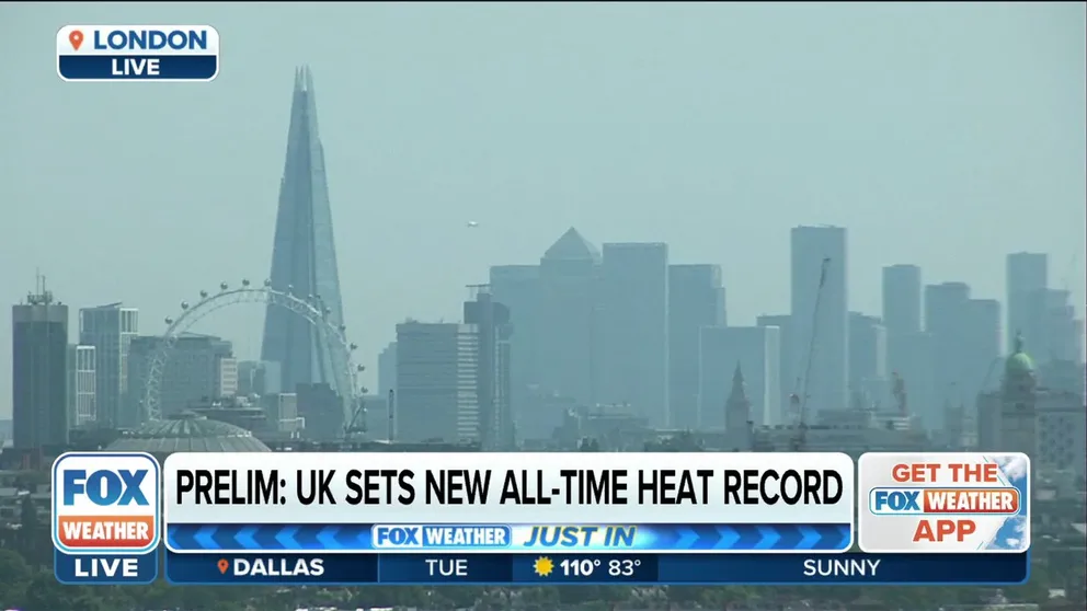 FILE from summer 2023: The UK has set a new all-time heat record, according to preliminary numbers, as a deadly heat wave continues to scorch Europe. 