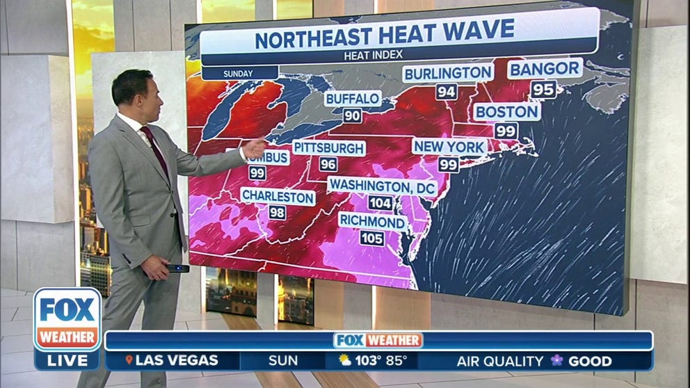 FOX Weather's John Marshall talks about the current Heat Alerts and how long the heat and humidity will last in the Northeast. 