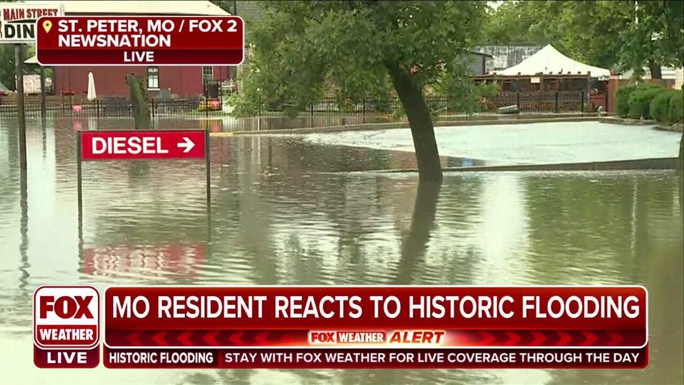 FOX Weather speaks with Corporal Logan Bolton about the dangers and conditions of flooding in Missouri during this historic rainfall event.