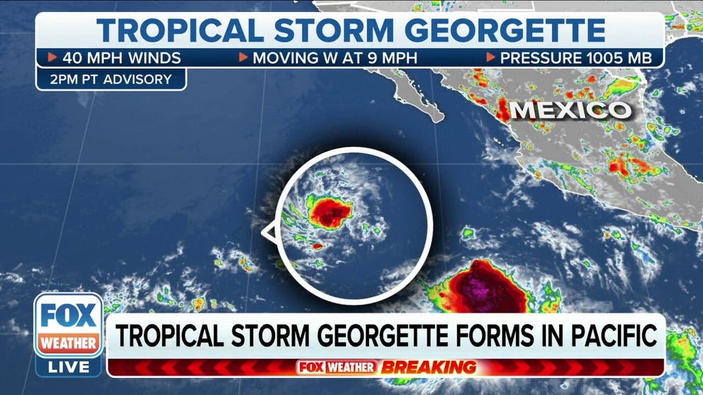 Tropical Storm Georgette has formed in the Eastern Pacific. FOX Weather's Bridget Mahoney and Ian Oliver give a look at the storm's current conditions. 