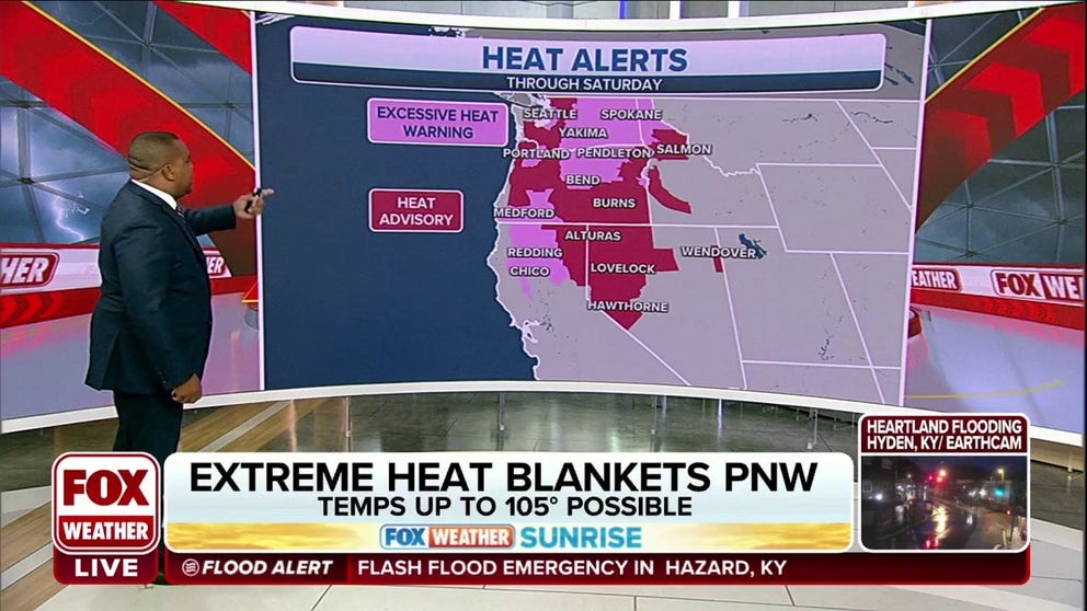 Dangerous heat blankets the Pacific Northwest | Latest Weather Clips ...