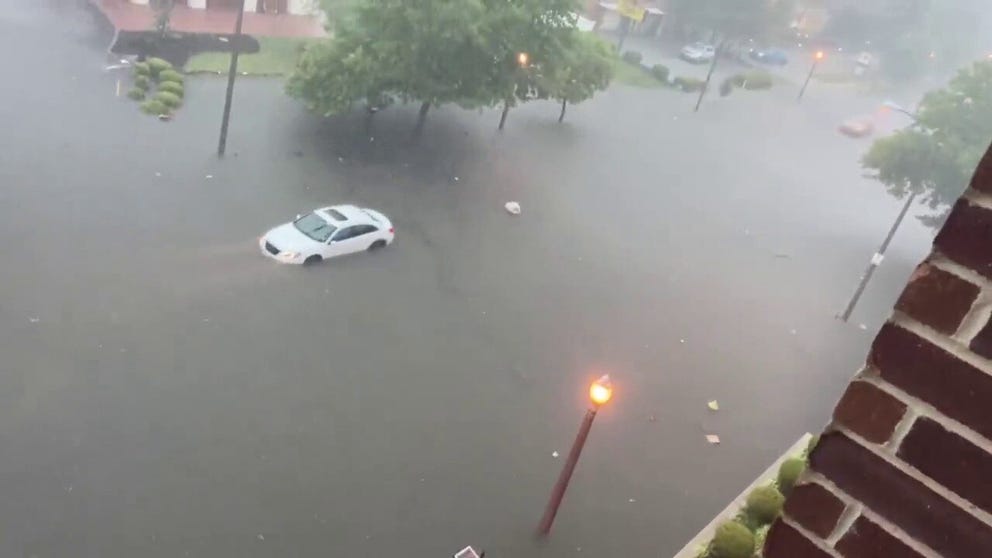 Just days after the wettest day in St. Louis history, the city is seeing more flooding with cars stuck in floodwaters.