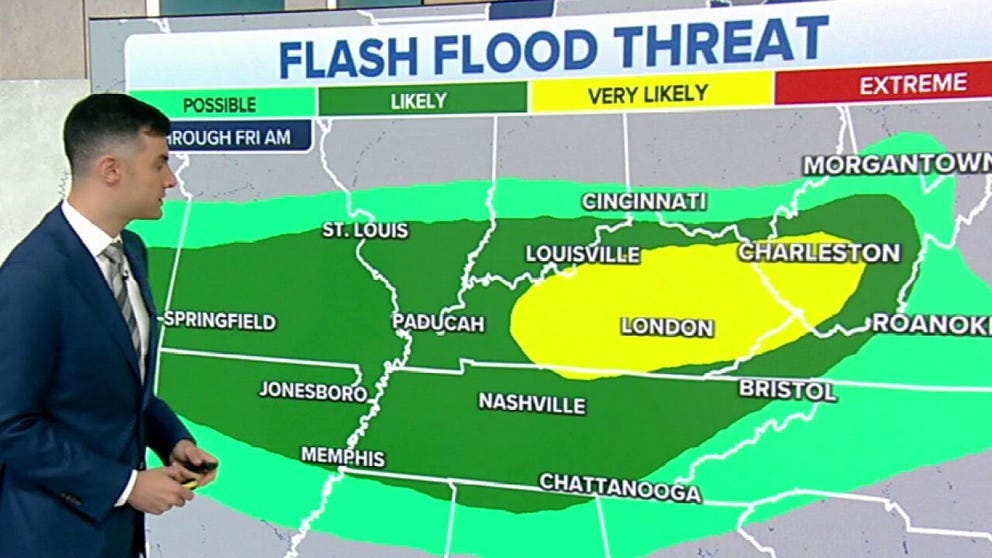 St. Louis metro area is back under a Flash Flood Warning as the Missouri city is hit with significant rain for a second time