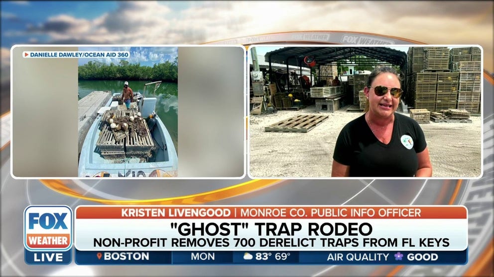Kristen Livengood, Monroe County Public Information Officer, talks about how the county partnered with nonprofit Ocean Aid 360 to remove 'ghost' traps from the Florida Keys waters.