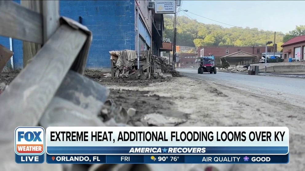 Rain is forecast for eastern Kentucky, one week after floods devastated the area. The ground heavily saturated, rainfall could cause additional problems. FOX Weather's Robert Ray speaks with people trying to get as much cleaned up as they can. 