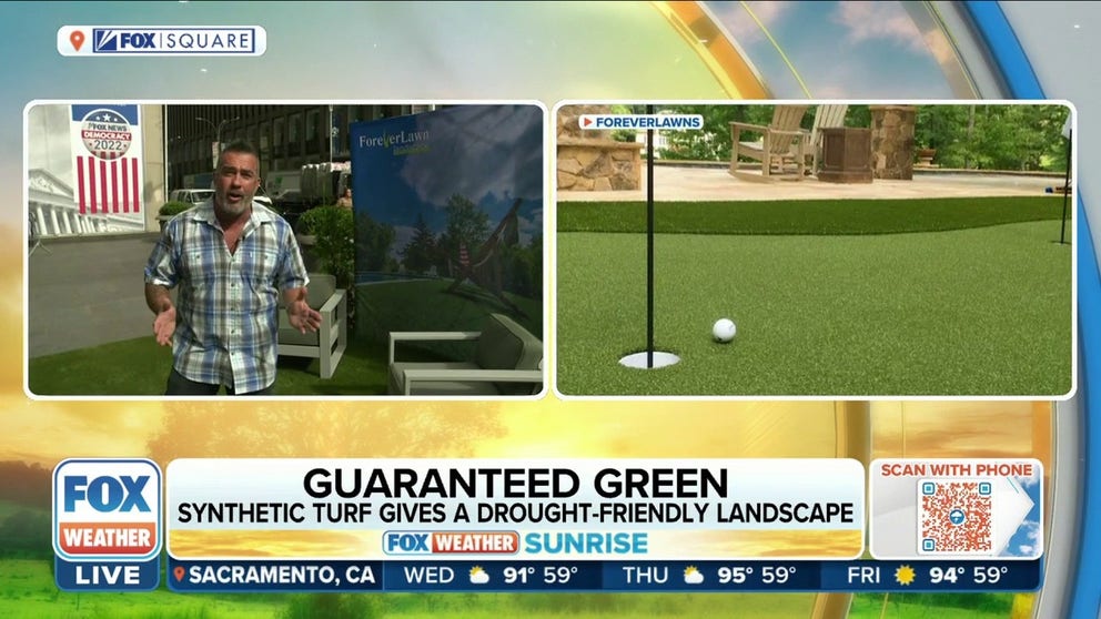 Skip Bedell, Home Improvement Expert, talks about the benefits of having synthetic grass. 