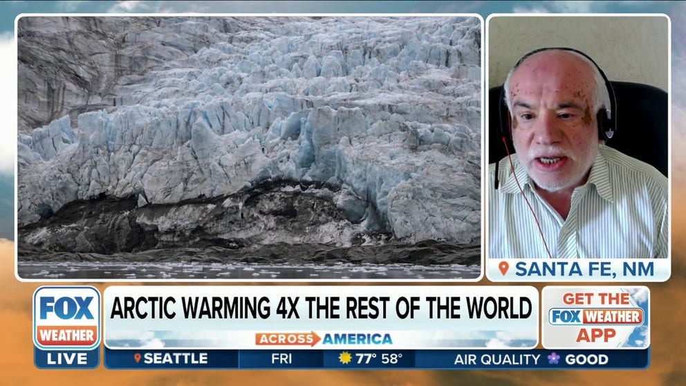 Los Alamos National Laboratory scientist Manvendra Dubey explains the significance of Arctic amplification on FOX Weather. 